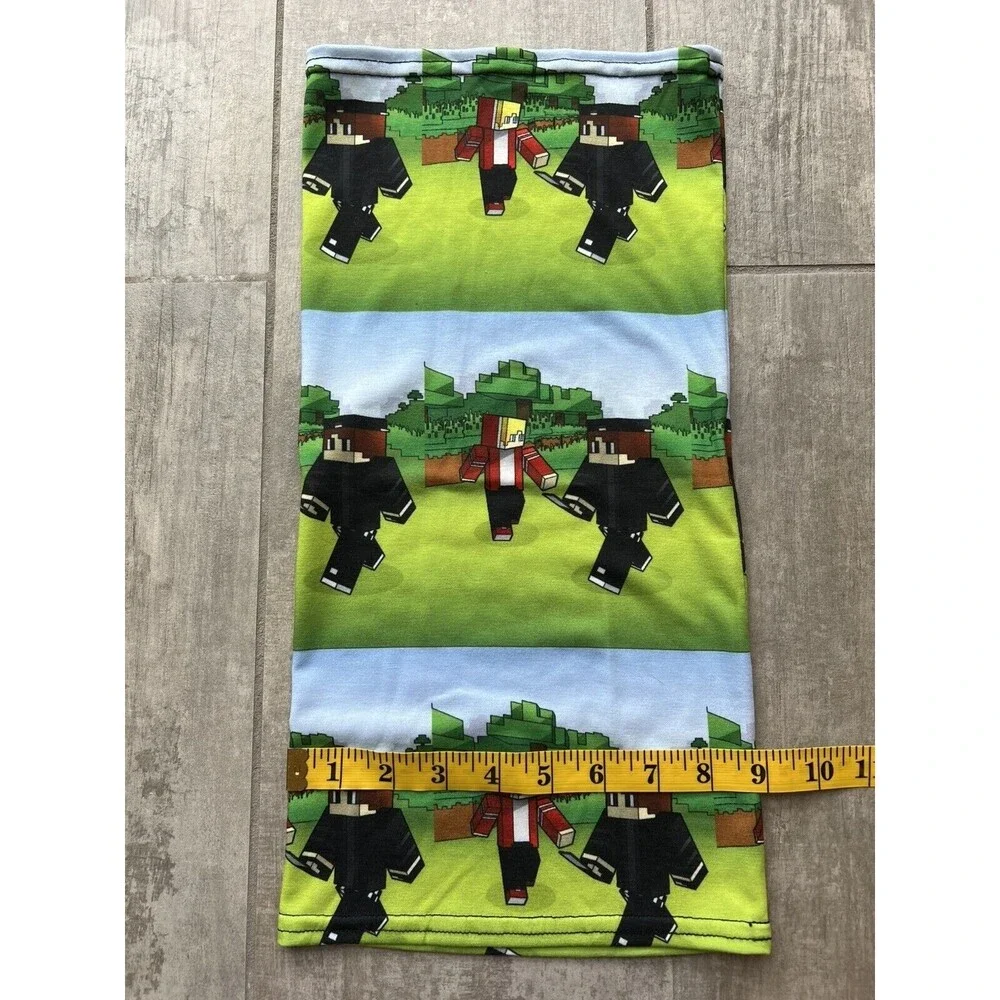 Balaclava Neck Gaiter Bandana Face Mask Scarf Wind UV Protection Minecraft Adult